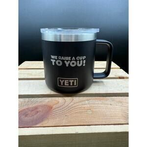 Dunkin’ Donuts Baskin-Robbins YETI Rambler Mug -14 Oz “We Raise A Cup”